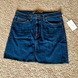 High Waist Denim Skirt
